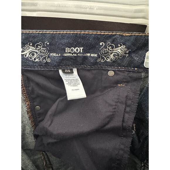 Express jeans Women Boot Stella Regular Fit Low Rise Cotton Blend Size 8s - Picture 4 of 6